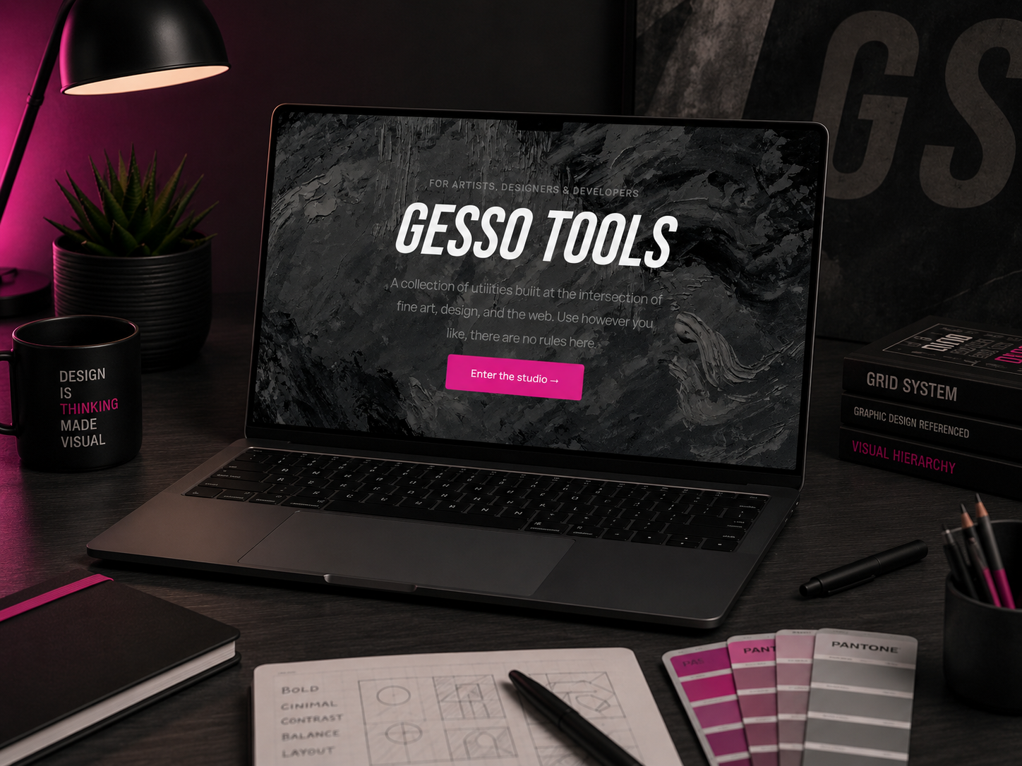 Gesso Tools desktop